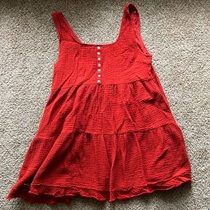 Impeccable Pig orange dress size L